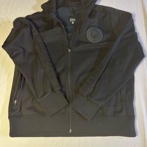 Nike Sportswear LeBron James Mens XL Blck Full Zip Track Jacket Lion Crest Patch